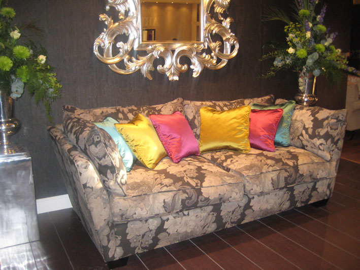 Fabulous colourful sofas at Birmingham Interiors 2009