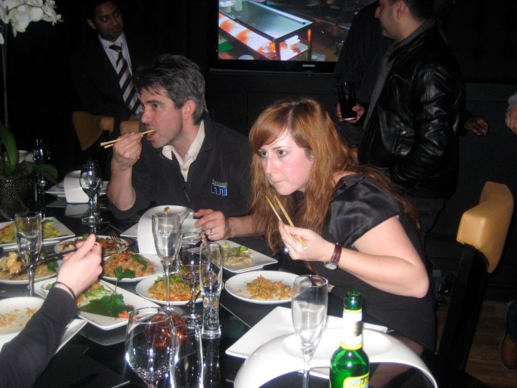 Those tv types, show em a free meal and they've have your hand off.....