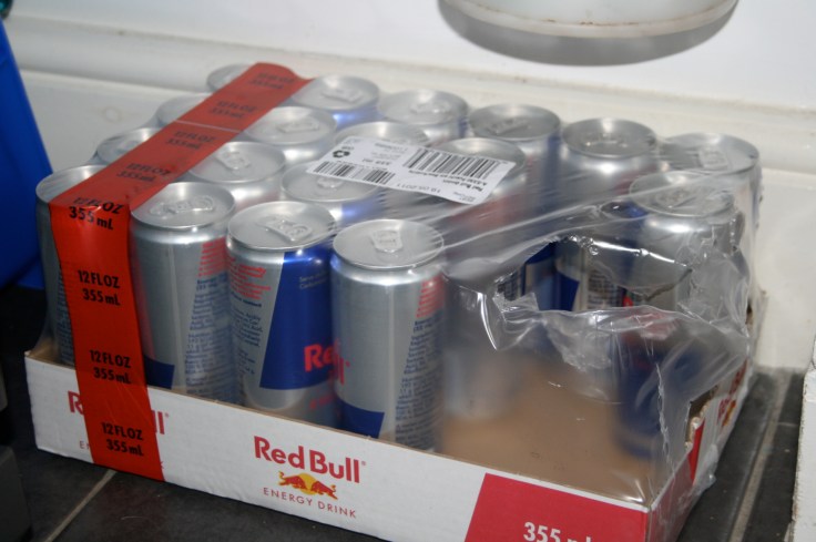 Red Bull count - too many!!!!
