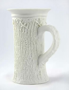 Claire Gage tall knitted cup