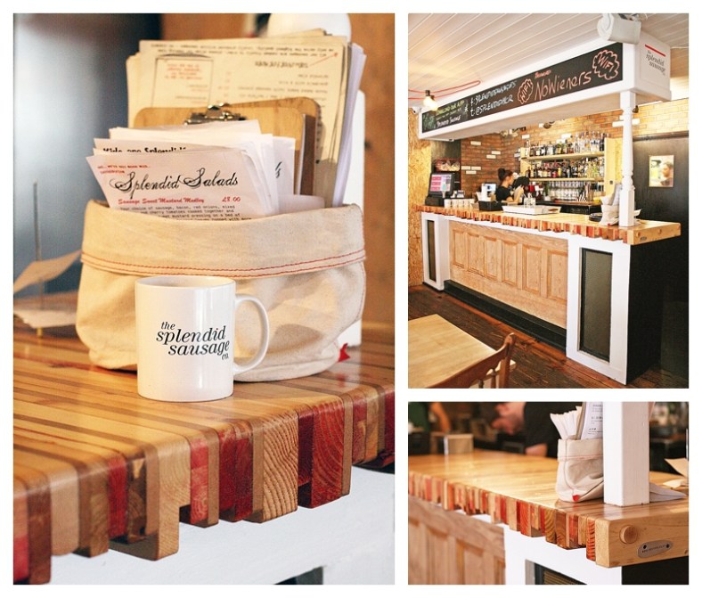 The Splendid Sausage Co, Manchester designed by Sian Astley at Moregeous