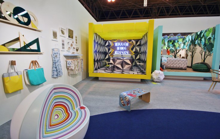 Designersblock at Interiors UK 2012, Morag Myerscough, Donna Wilson