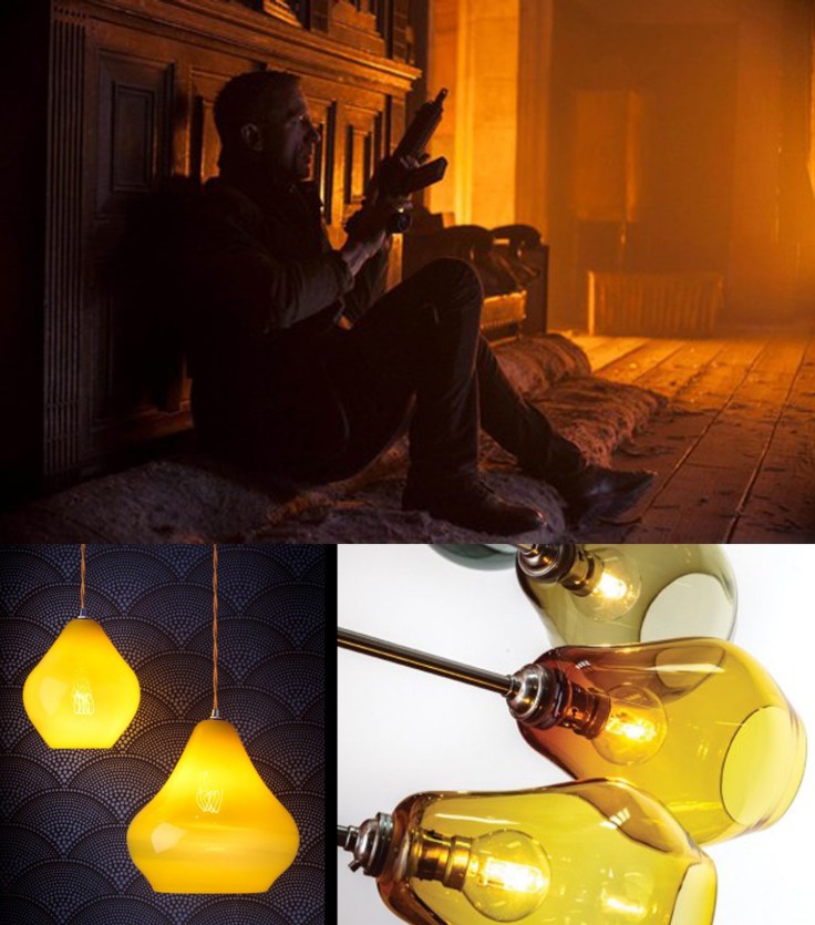 Bond's Skyfall and golden amber glassware trend in Interior Design by Sian Astley for the Moregeous Blog