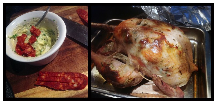 Turkey-with-herb-&-chorizo-butter