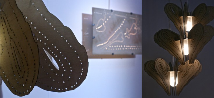 Elsa Sandy lighting as part of the New Design Britain stand