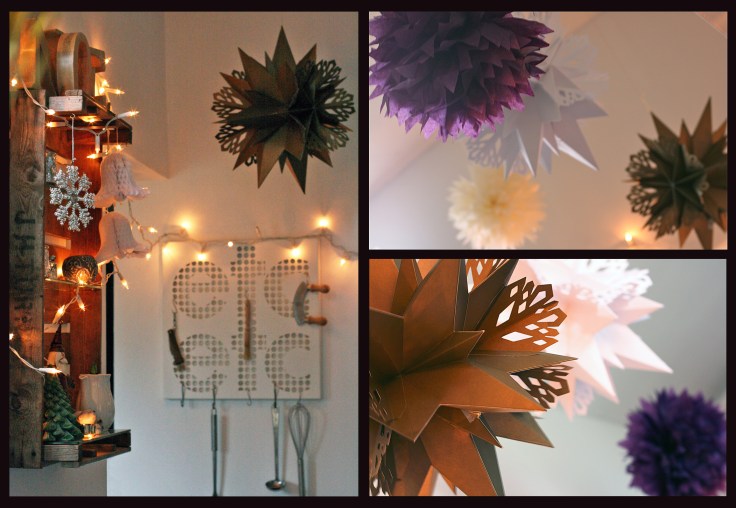 A white, gold and lavender Christmas 2012