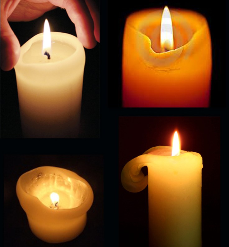 So much wasted wax.....