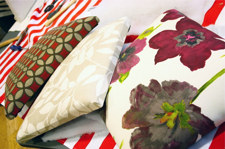 Padded seat cushions at Moregeous Masterclass