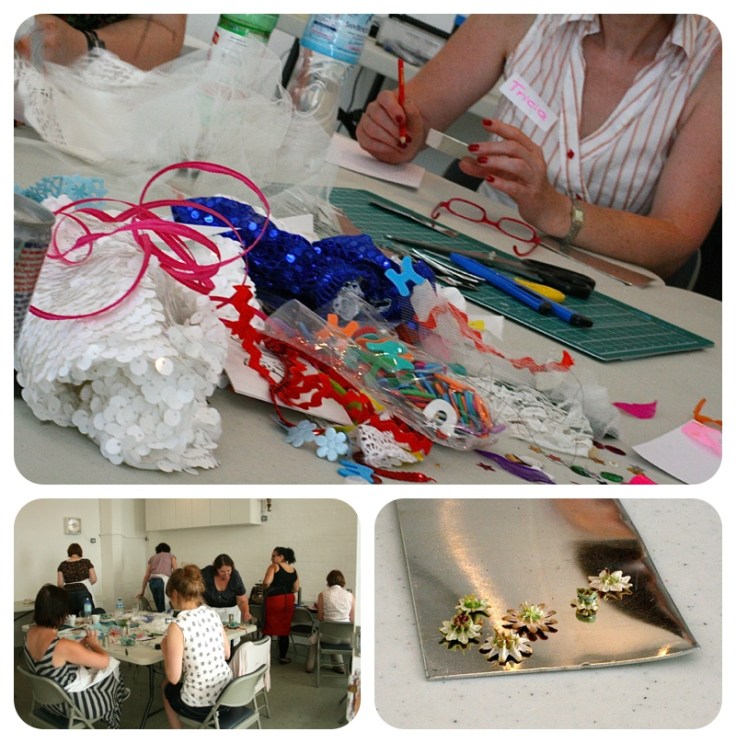 Imprinting pewter with pattern