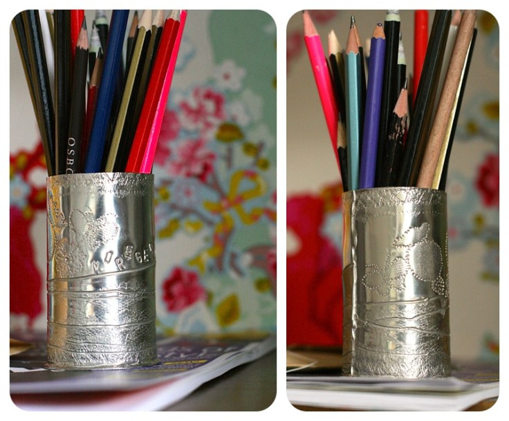 Pewter vase made in Manchester Craft Centre by Moregeous