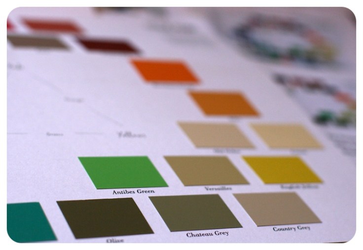 Annie Sloan Chalk Paint colour card 2013