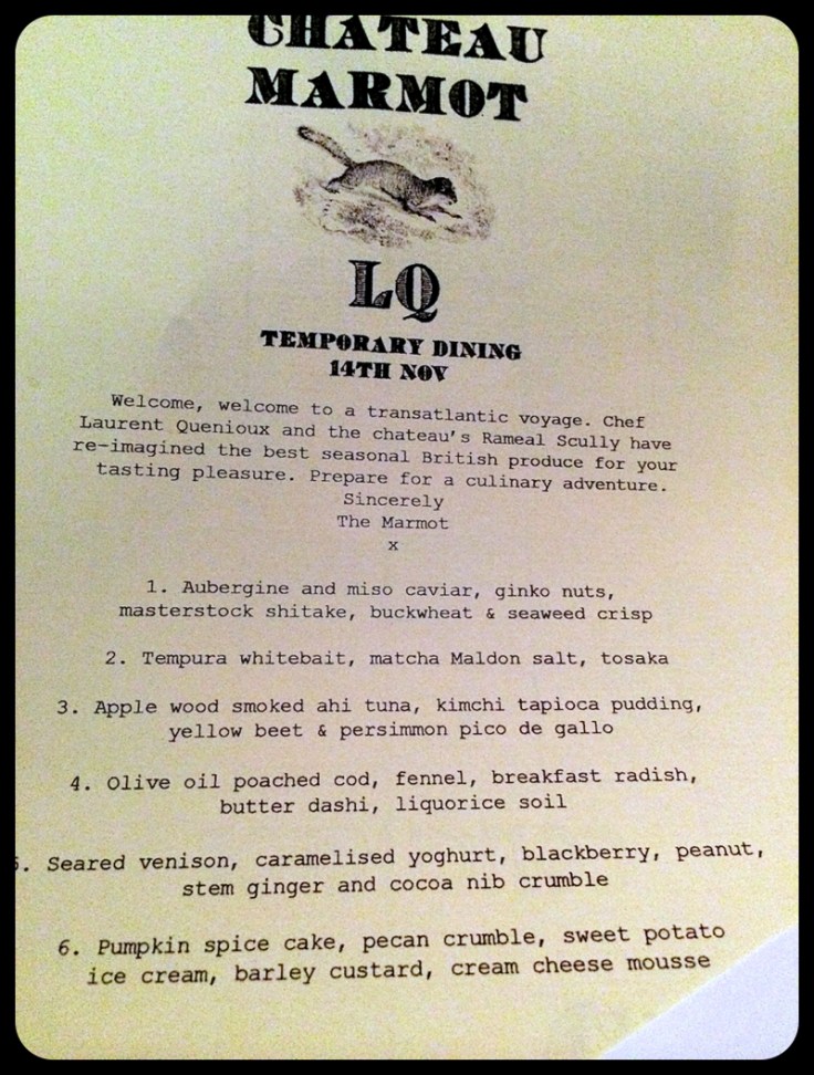 Chateau Marmot London 2013 on the Moregeous Blog