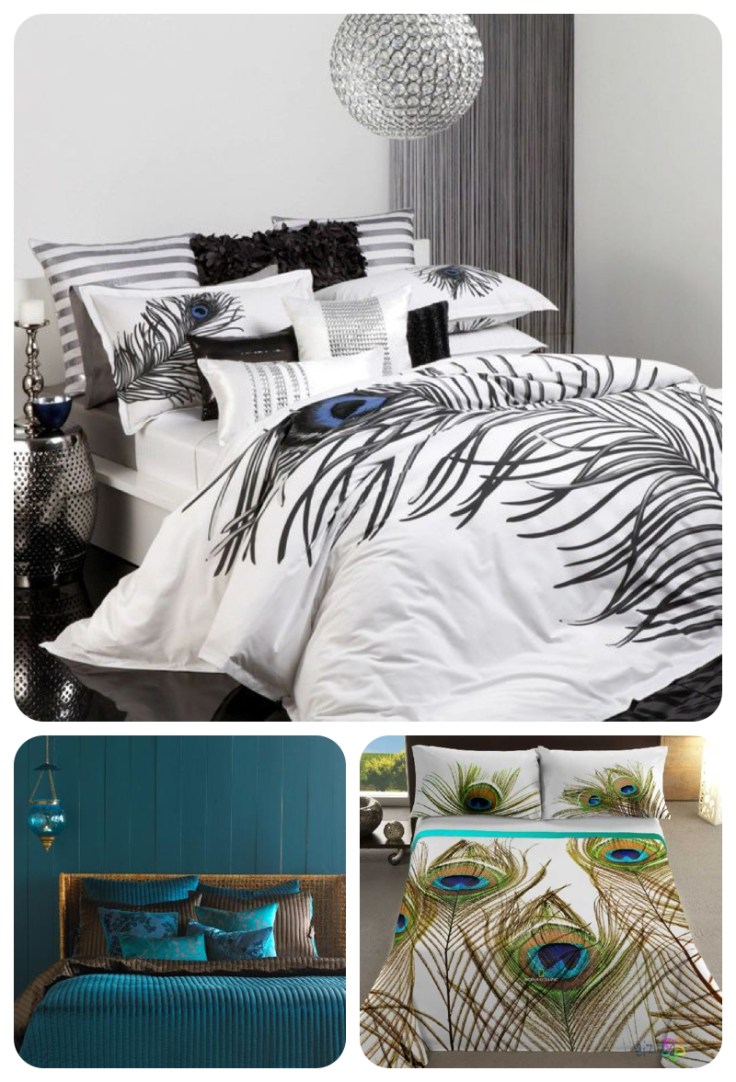 Peacock bedding