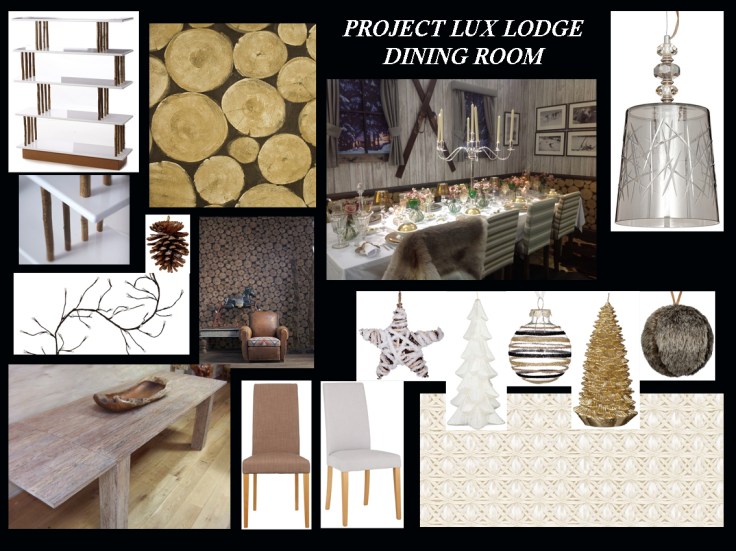Ski Chalet Chic Moodboard