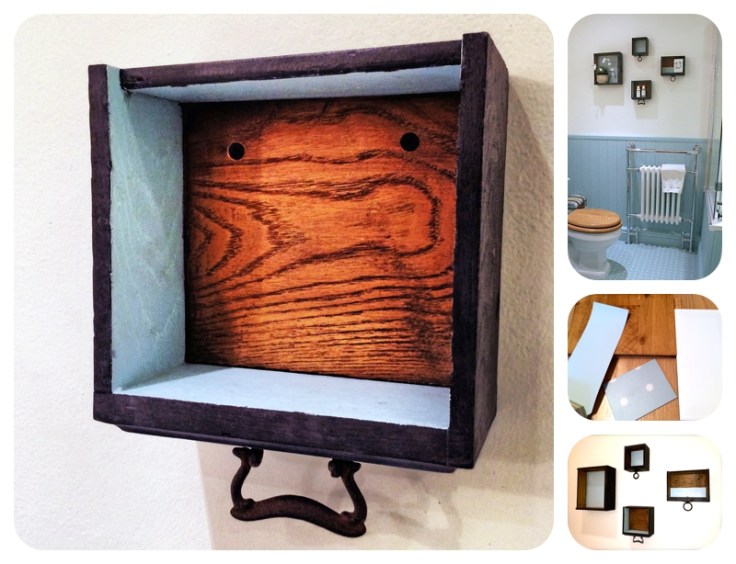 How to make cute shelving out of vintage unused drawers