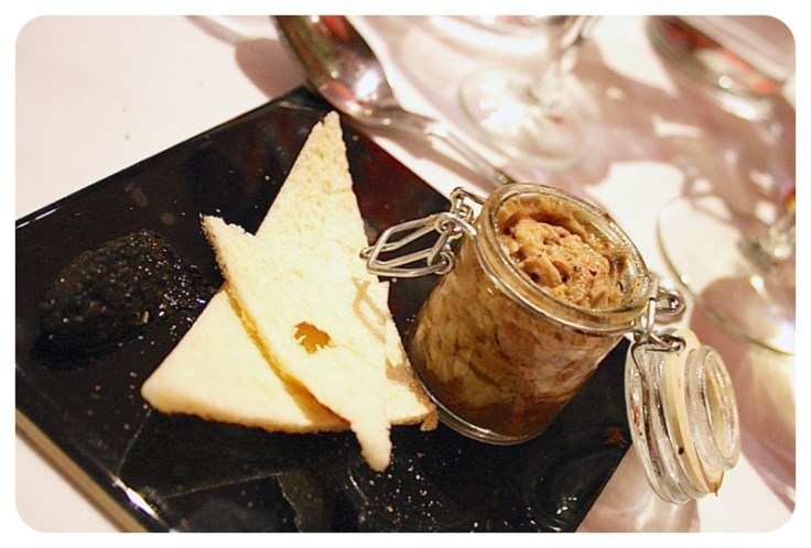 Game terrine with crispbread & truffle chutney