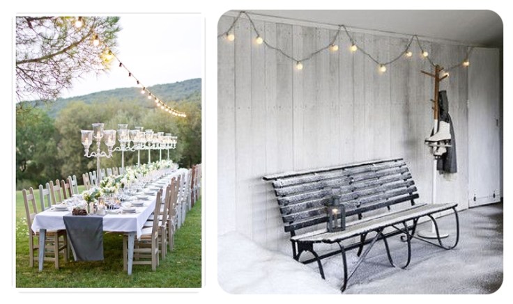 Single strings via Chloe Franks and via Pinterest