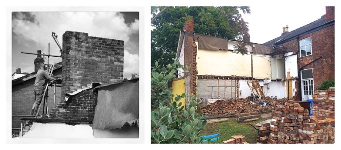 How to lower an original period chimney