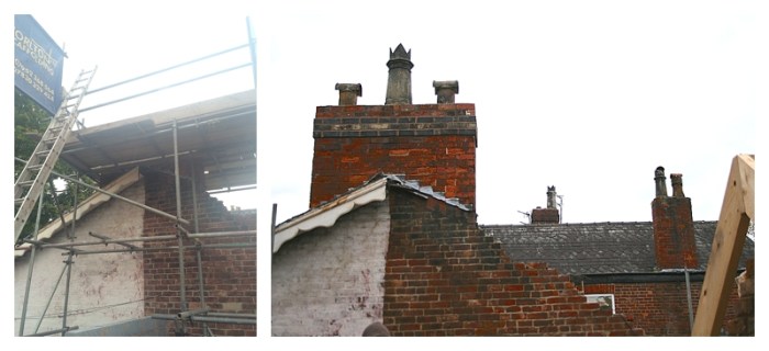 How to lower an original period chimney