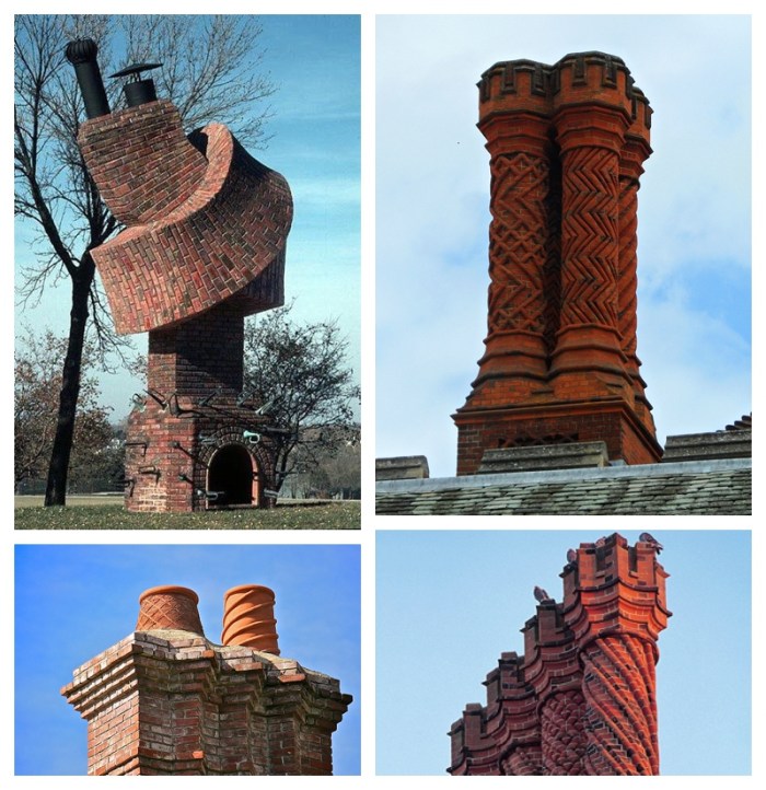Weird and wonderful brick chimneys 