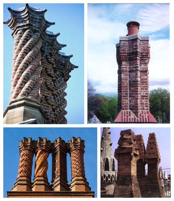 Weird and wonderful brick chimneys 