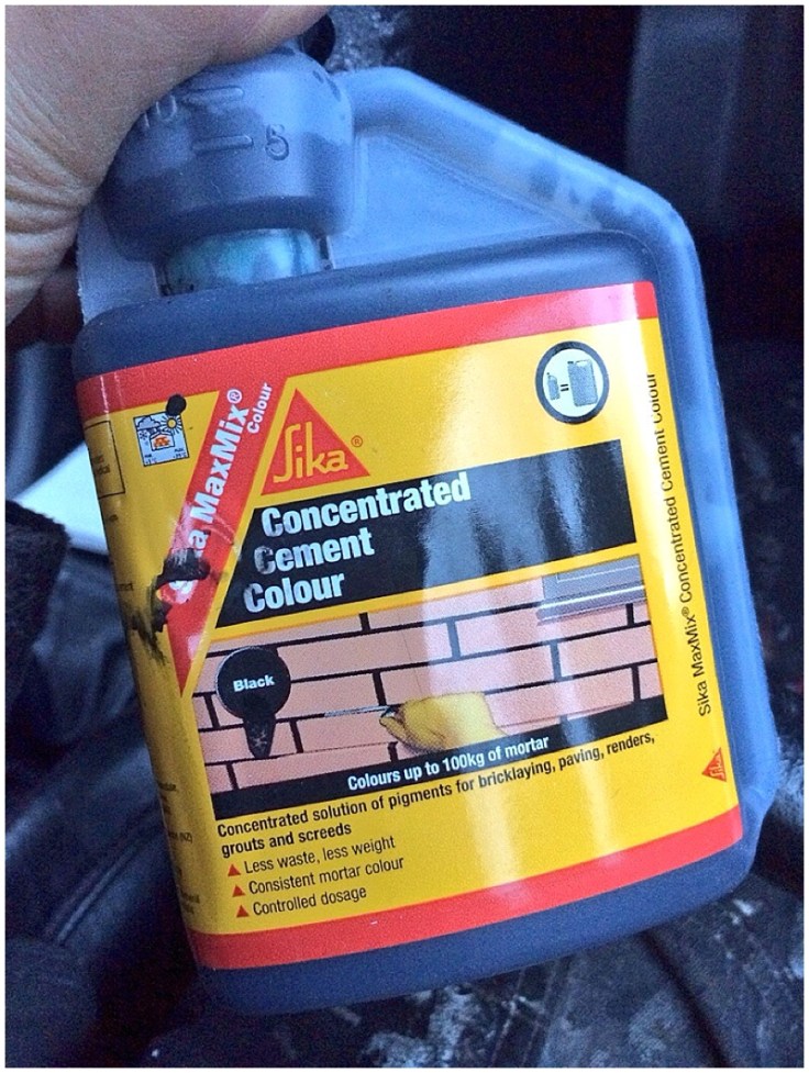 Using Sika Cement dye / colour