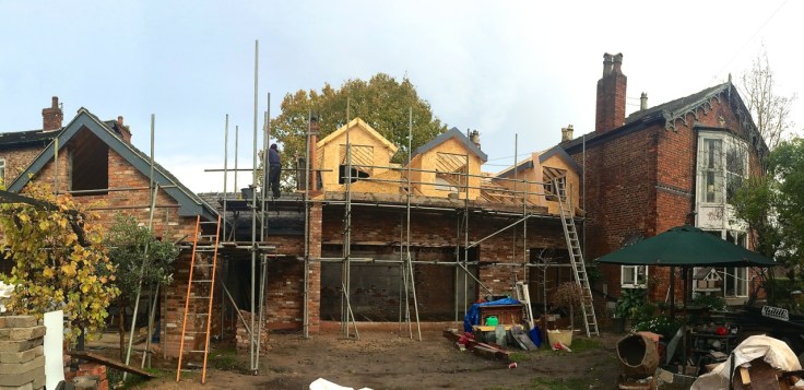 Extension to Edwardian red brick property