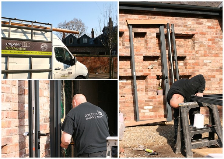 Express Bifolds installation for Moregeous Design Sian Astley