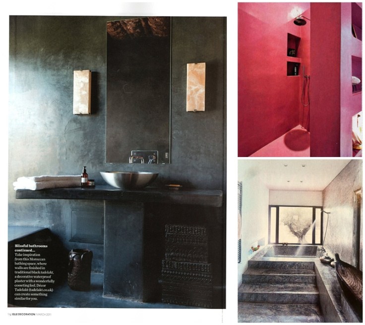 How to do Moroccan Tadelakt in bathrooms