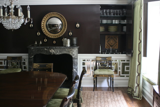 Michael Whaley chocolate lacquer wall