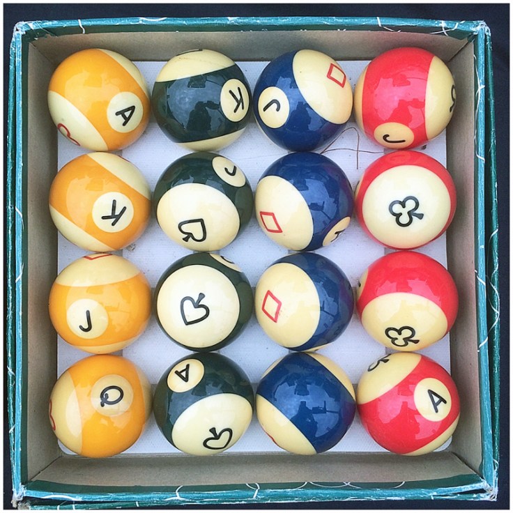 Vintage Billiard Balls