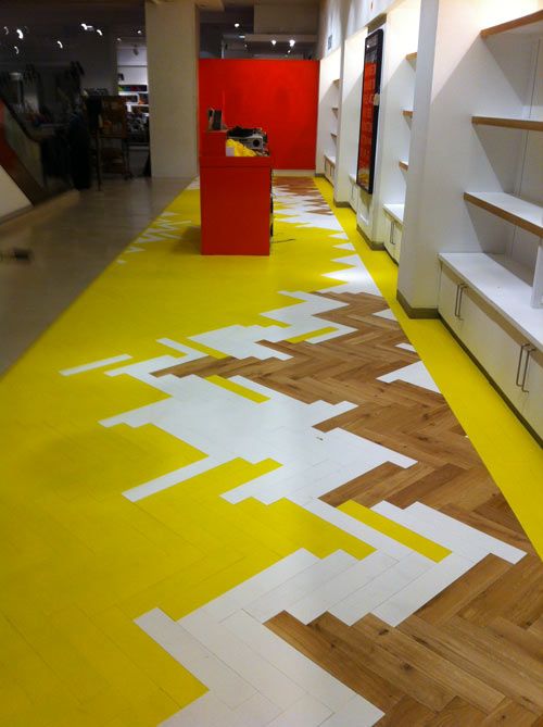 Coloured parquet