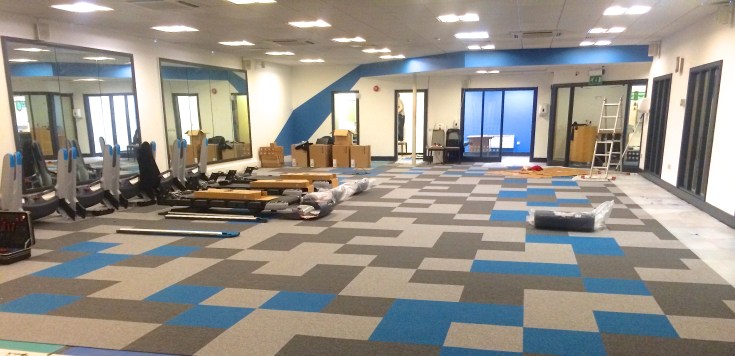 Moregeous Pixel Gym Floor