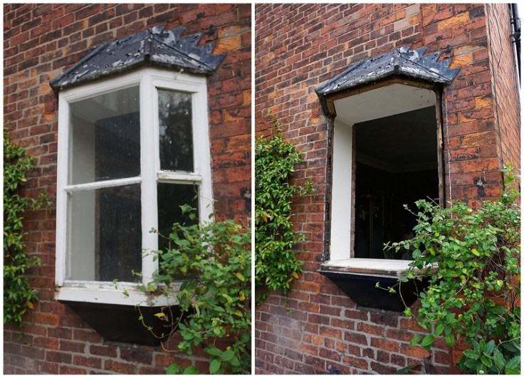 Replacing an existing oriel window