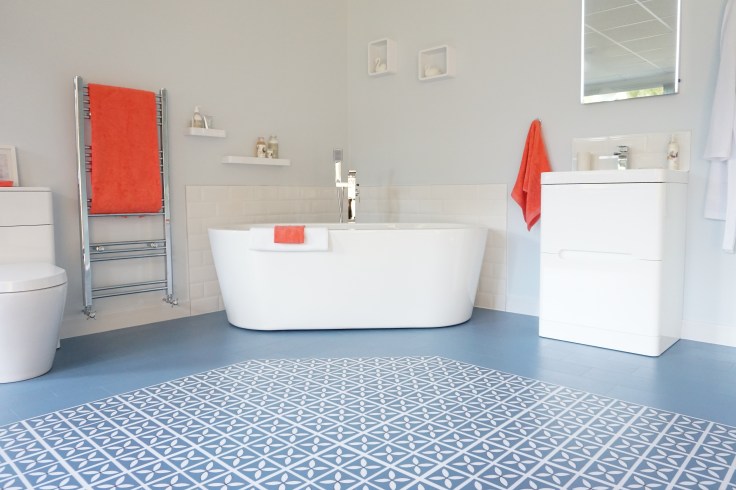Sian Astley designed Harvey Maria floor for Bath Empire