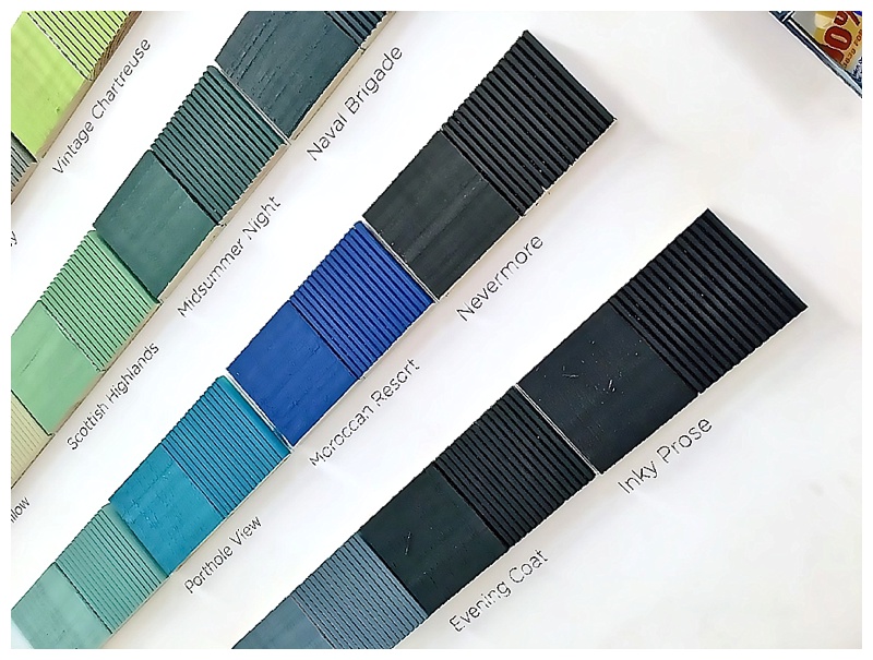Wot No Charcoal Fence Paint?! Plus, some Coral & Grey :)