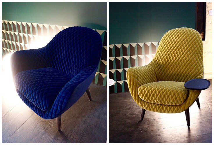 Clerkenwell Design Week 2016 Poliform padded chair