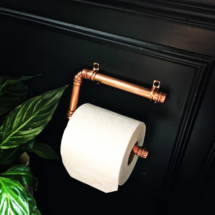 Copper Loo Roll Holder
